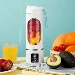 ¡Disfruta de Bebidas Frescas en Cualquier Lugar! Batidora y Exprimidor Portátil Recargable por USB - Tu Compañero Ideal para Batidos y Zumos Saludables